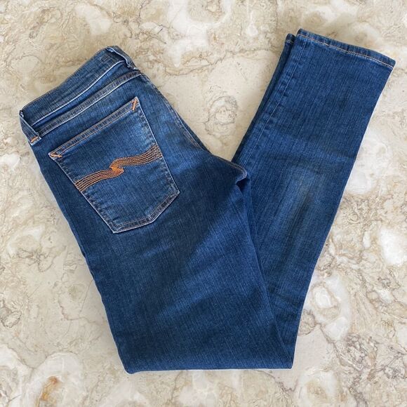 NUDIE Long John Television Blue Jeans - Picture 7 of 13